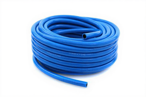 Conductive Hose, 1/4" ID, .460" OD, Blue (unit = 50 ft. coil) - Bay Corp 2104-L