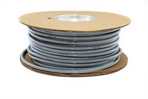 Conductive Hose, 1/4" ID, .460" OD, Grey - Bay Corp 2108-250