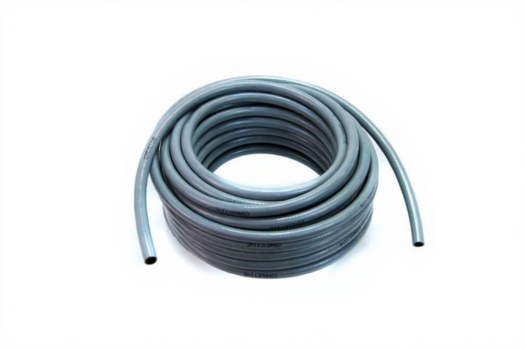 Conductive Hose, 1/4" ID, .460" OD, Grey (unit = 50 ft. coil) - Bay Corp 2108-L