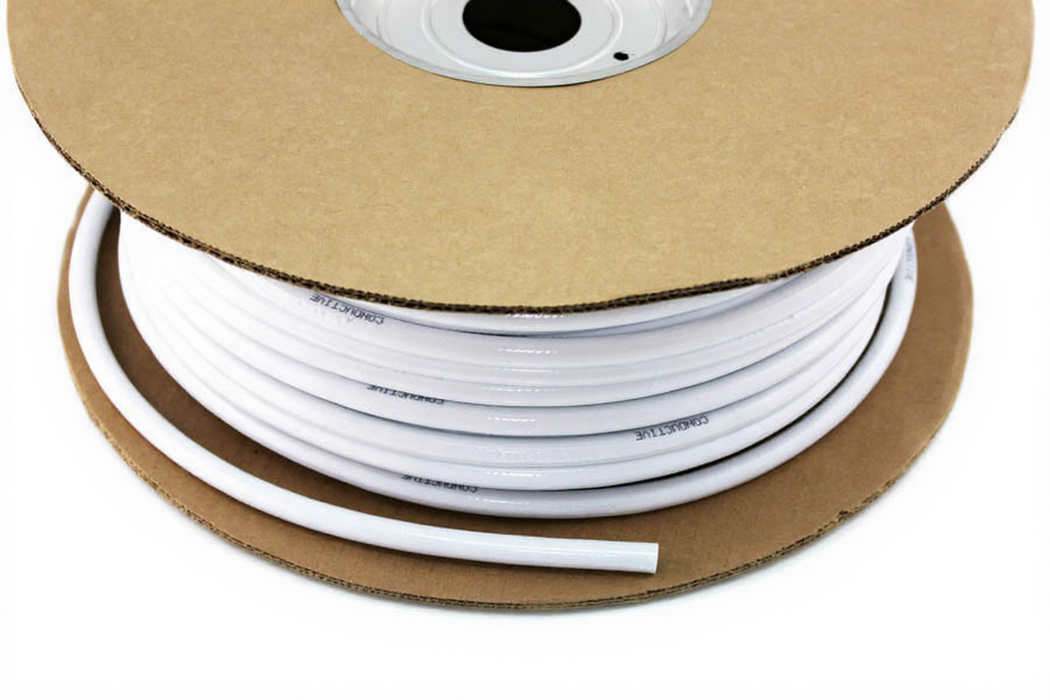 Conductive Hose, 1/4" ID, .460" OD, White - Bay Corp 2122-250