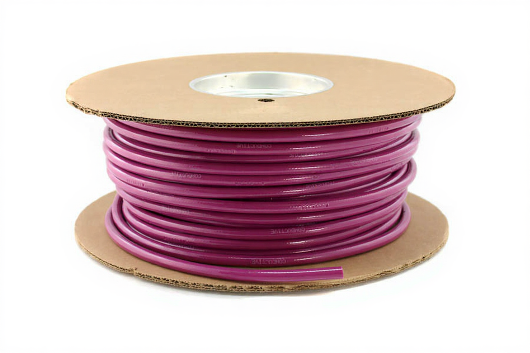 Conductive Hose, 1/4" ID, .460" OD, Purple - Bay Corp 2140-250