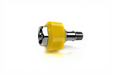 DISS HT Nut & Nipple Assembly x 1/8" NPT Male (Yellow-ISO), VAC - Bay Corp 2202HTC - 1