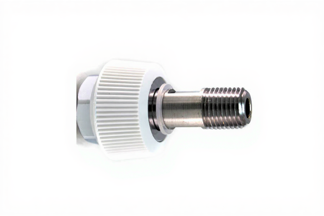 DISS HT Nut & Nipple Assembly x 1/4" NPT Male, VAC - Bay Corp 2204HT