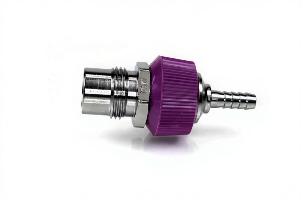 DISS Body Adaptor x 1/4" HB w/ Hand Grip Collar, WAGD - Bay Corp 2221-17HT