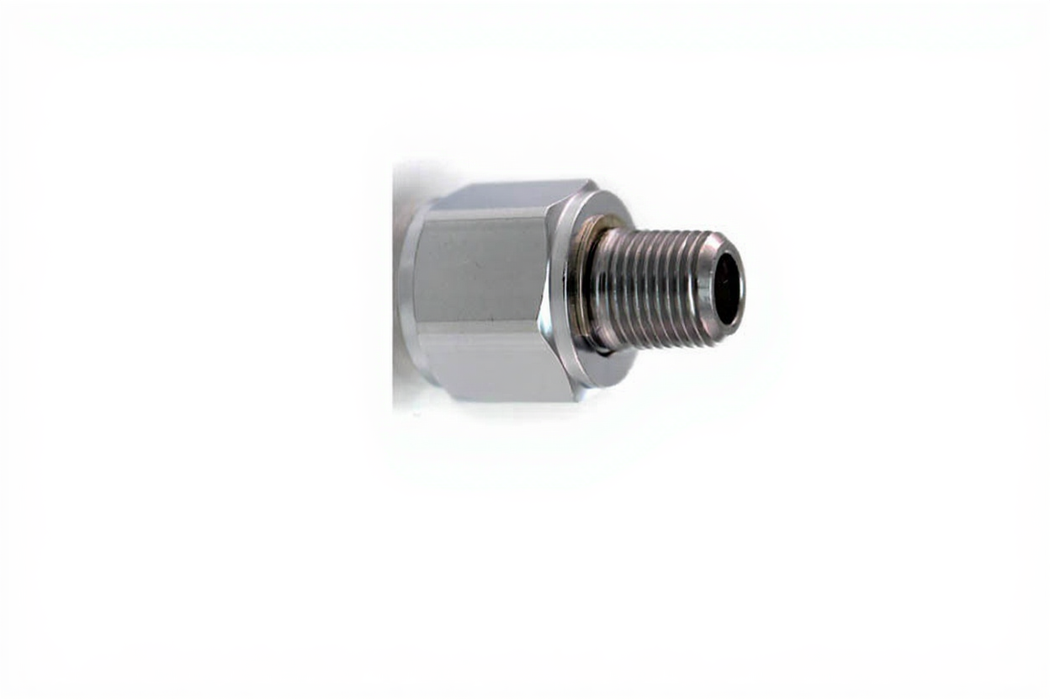 DISS Hex Nut & Nipple Assembly x 1" Nipple, 1/8" NPT Male, O2 - Bay Corp 2402-10