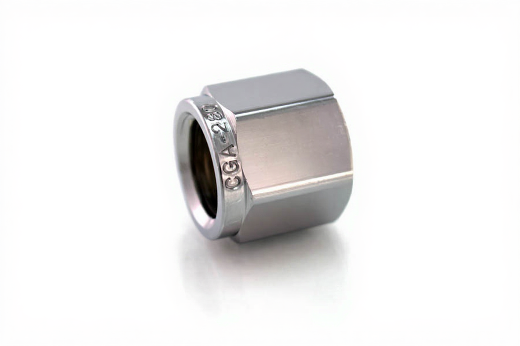 CGA 280 Hex Nut, Heliox - Bay Corp 284