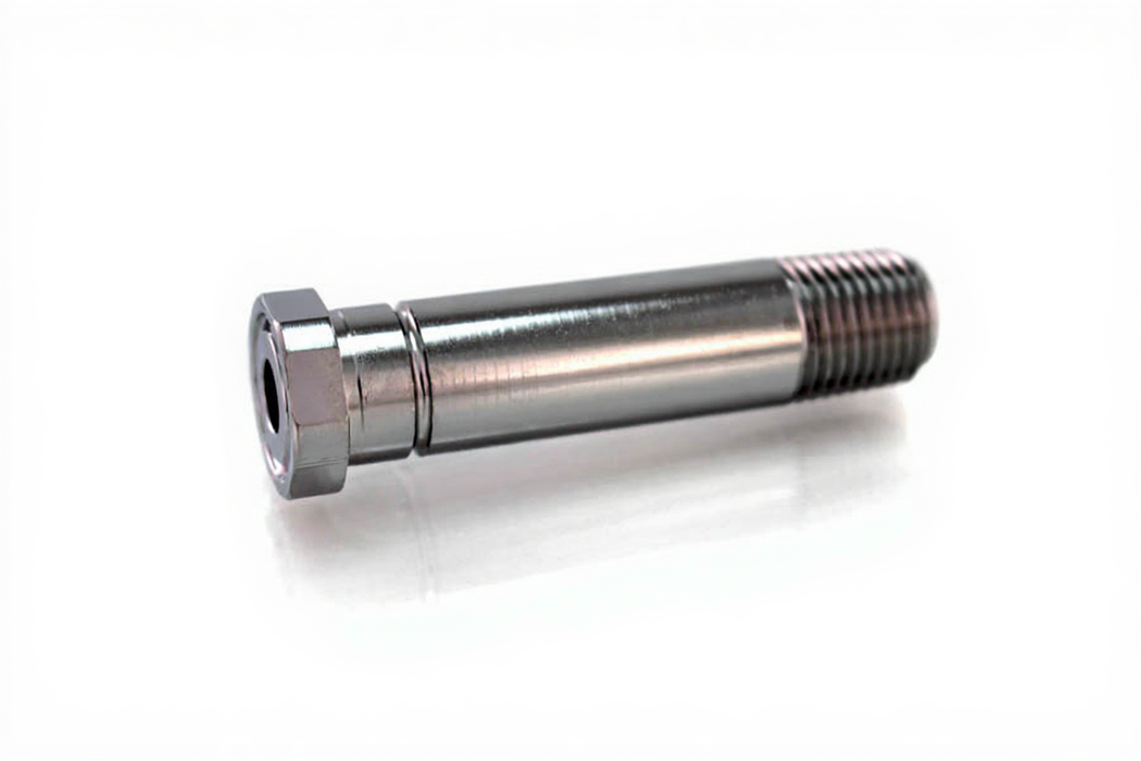 CGA 320 Nipple, 2 1/2" x 1/4" NPT Male, CO2 - Bay Corp 320-5