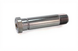 CGA 320 Nipple w/ filter, 2 1/2" x 1/4" NPT Male, CO2 - Bay Corp 320-5F - 1