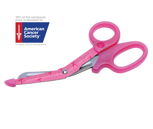 MiniMedicut Shears 5-1/2", Breast Cancer,Disp pkg - ADC 321BCAQ