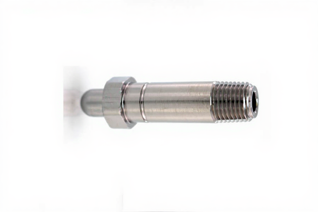 CGA 326 Nipple, 2 1/2" x 1/4" NPT Male, N2O - Bay Corp 3265