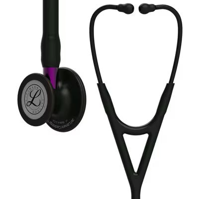 Cardiology IV Black Edition Violet Stem Stethoscope-  Littmann 6203