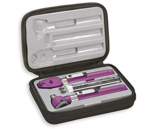 DIAGNOSTIX Pocket Oto/Oph Set 2.5v, LED, Soft, Purple - ADC 5110NLSV