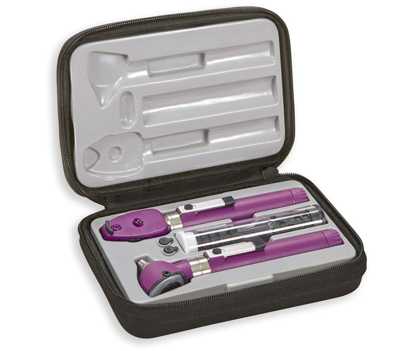 DIAGNOSTIX Pocket Oto/Oph Set 2.5v, LED, Soft, Purple - ADC 5110NLSV
