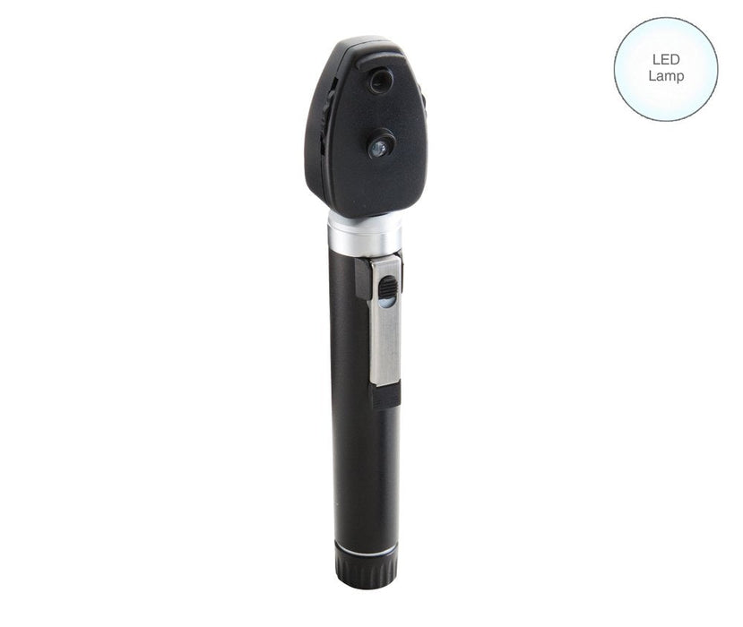 DIAGNOSTIX Pkt Ophthalmoscope 2.5v, LED, Soft, Black - ADC 5112NLS