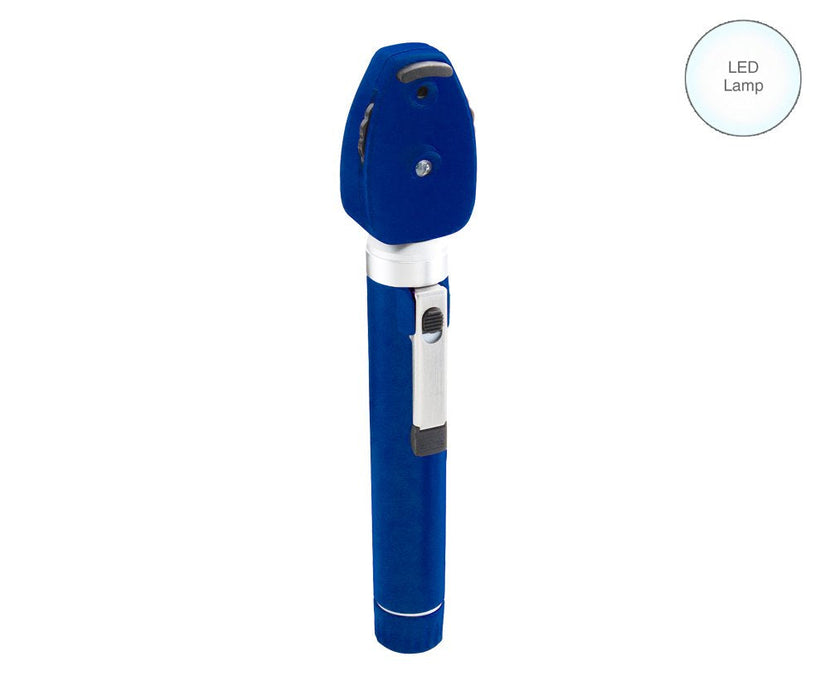 DIAGNOSTIX Pkt Ophthalmoscope 2.5v, LED, Soft, Royal Blue - ADC 5112NLSRB