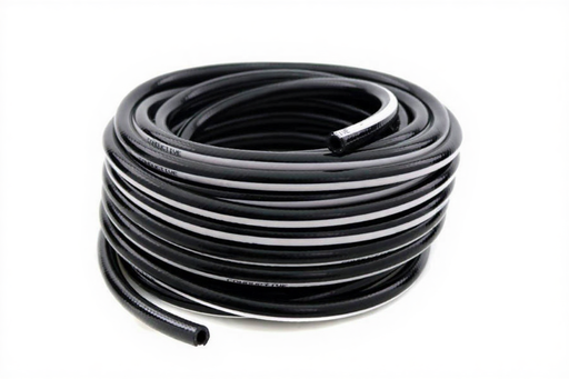 Conductive Hose, 1/4" ID, .460" OD, Black & White (ISO), (unit = 50 ft. coil) - Bay Corp 5116-L