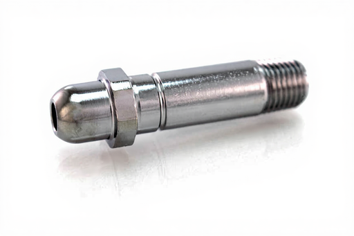 CGA 540 Nipple, 2 1/2" x 1/4" NPT Male, O2 - Bay Corp 545