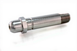 CGA 540 Nipple w/ filter, 3" x 1/4" NPT Male, O2 - Bay Corp 547F - 1