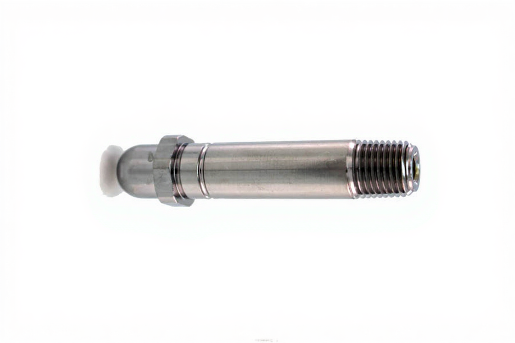 CGA 540 Nipple, 3" x 1/4" NPT Male, O2 - Bay Corp 547