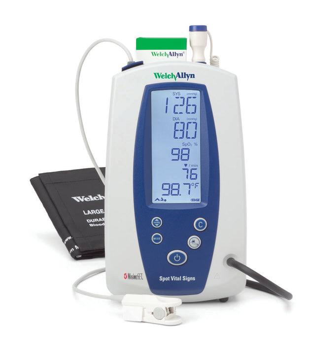 Patient Monitor Spot Vital Signs® Spot Check and Vital Signs Monitoring NIBP, Pulse Rate, SpO2, SureTemp Thermometry Battery Operated