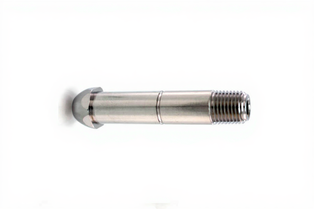 CGA 580 Nipple, 3" x 1/4" NPT Male, N2, Helium - Bay Corp 585