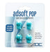 ADSOFT POP Snap-on Eartips Lrg & Sm, Turquoise, Disp pkg - ADC 602-078TQ1Q - 3