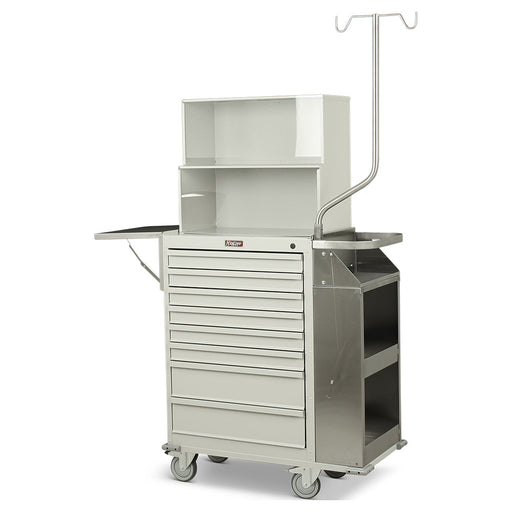 Deluxe Cast Cart with Top Storage Compartment (602106) - Harloff 6035-TC