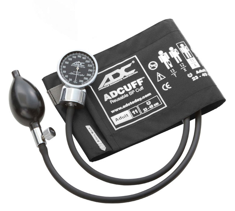 DIAGNOSTIX Aneroid Sphyg Adult, Black, Disp pkg, LF - ADC 700-11ABKQ