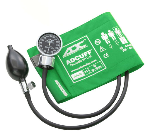 DIAGNOSTIX Aneroid Sphyg Adult, Green, Disp pkg, LF - ADC 700-11AGRQ