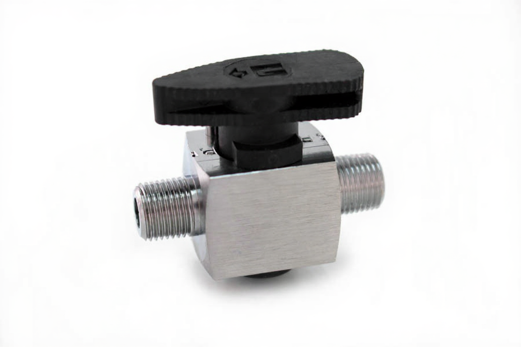 Compact Valve 1/8" NPT Male Inlet x 1/8" NPT Male Outlet - Bay Corp 7102