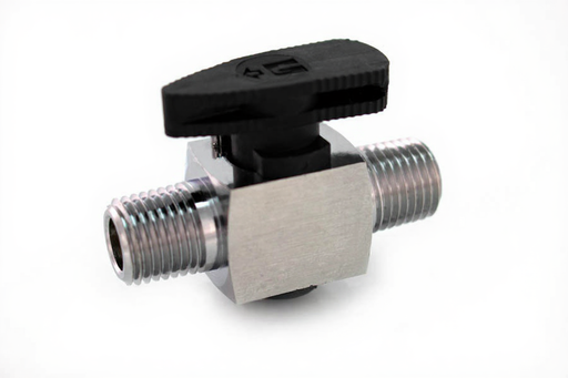 Compact Valve 1/4" NPT Male Inlet x 1/4" NPT Male Outlet - Bay Corp 7104
