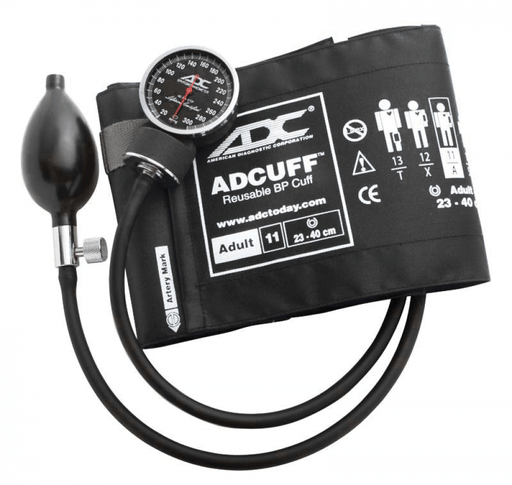 DIAGNOSTIX Aneroid Sphyg Adult, Black, Disp pkg, LF - ADC 720-11ABKQ