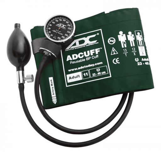 DIAGNOSTIX Aneroid Sphyg Adult, Dark Green, Disp pkg, L - ADC 720-11ADGQ
