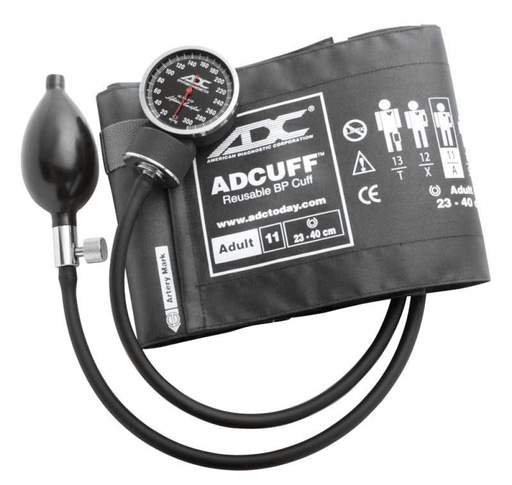 DIAGNOSTIX Aneroid Sphyg Adult, Gray, Disp pkg, LF - ADC 720-11AGQ
