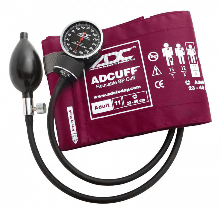 DIAGNOSTIX Aneroid Sphyg Adult, Magenta, Disp pkg, LF - ADC 720-11AMQ