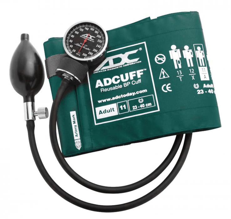 DIAGNOSTIX Aneroid Sphyg Adult, Teal, Disp pkg, LF - ADC 720-11ATLQ