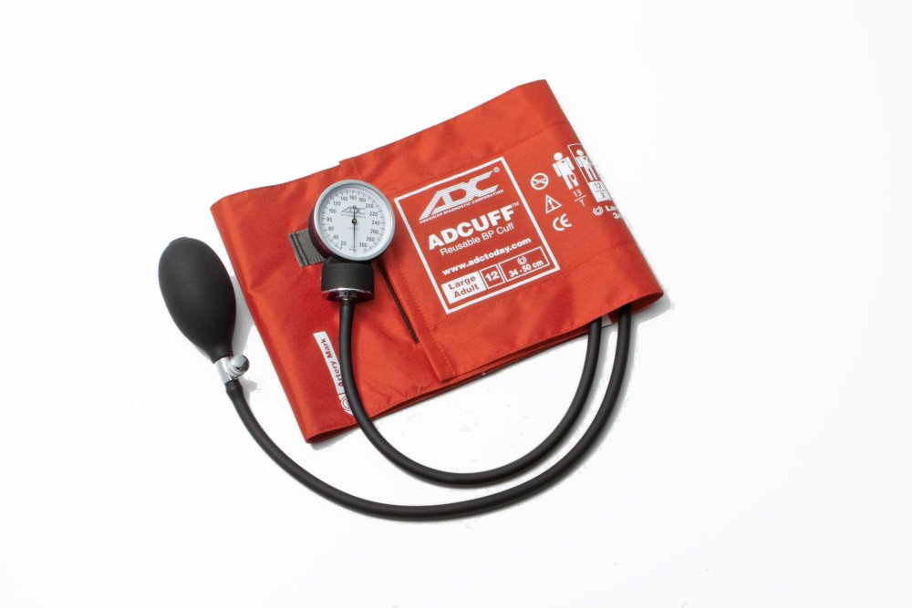 PROSPHYG Aneroid Sphyg Lrg Adult, Orange, LF - ADC 760-12XOR
