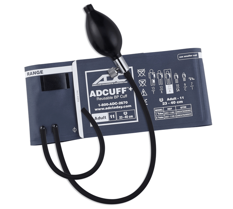 ADCUFF SPU Inflation System Adult, Navy, 5/pkg - ADC 8650-11A