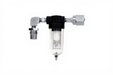 Line Filter Assembly, 90º DISS Male Inlet x DISS Hex Female Outlet, Med Air - Bay Corp AFA-116-90 - 1