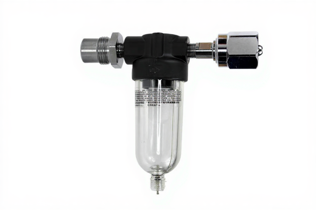 Line Filter Assembly, DISS Male Inlet x DISS Hex Female Outlet, Med Air - Bay Corp AFA-116