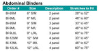 9" Binders Medium/Large - HK Surgical BI-9ML - 5