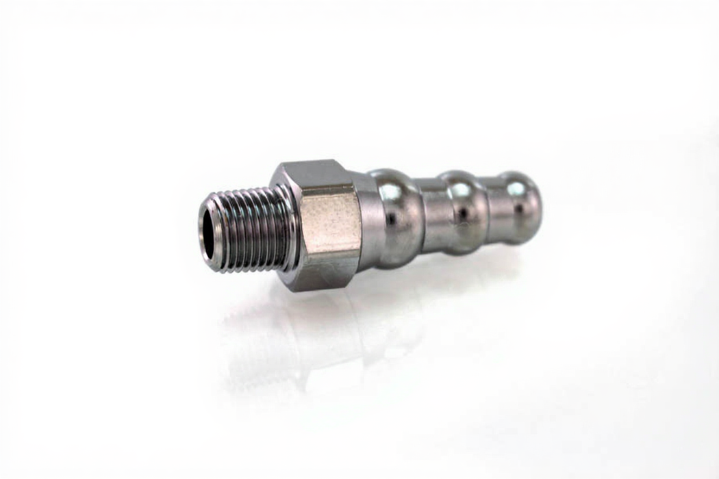 1/8" NPT Male to Bubble Barbed for 3/8"-1/2" Nominal ID Hose - Bay Corp BLN-3-17