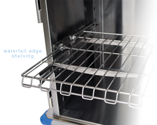 Enclosed Surgical Case Cart - Pedigo CDS-342-B