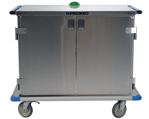 Enclosed Surgical Case Cart - Pedigo CDS-342-B
