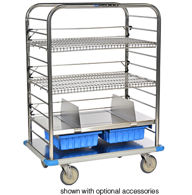 General Utility Cart, Small, 39-3/8"L x 26-1/8"W x 53-1/2"H - Pedigo CDS-347-A