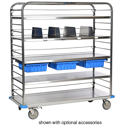 General Utility Cart, Large, 60-3/8"W x 26-1/8"D x 65-1/2"H - Pedigo CDS-349