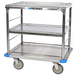 Surgical Case Cart, Open Style, 35-3/8"W x 26-1/8"D x 36-1/2"H Overall Outside Dimensions - Pedigo CDS-353 - 1
