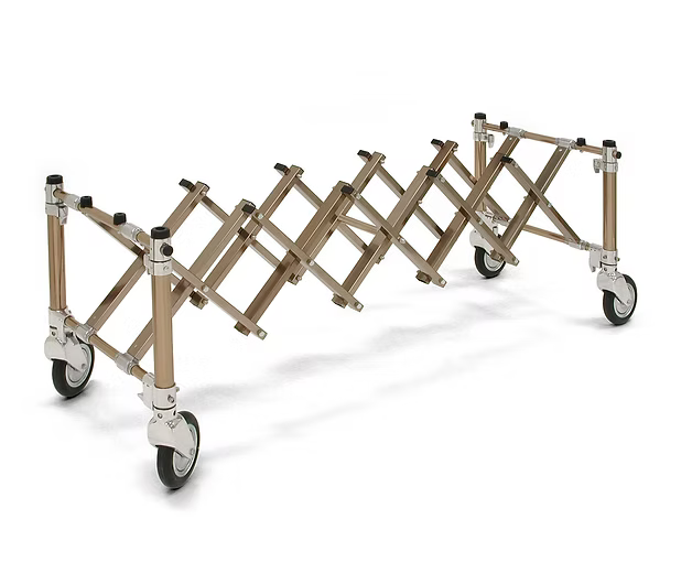 Junkin Safety CH-300, Collapsible Morgue Trolley, Hospital Mortuary Trolley