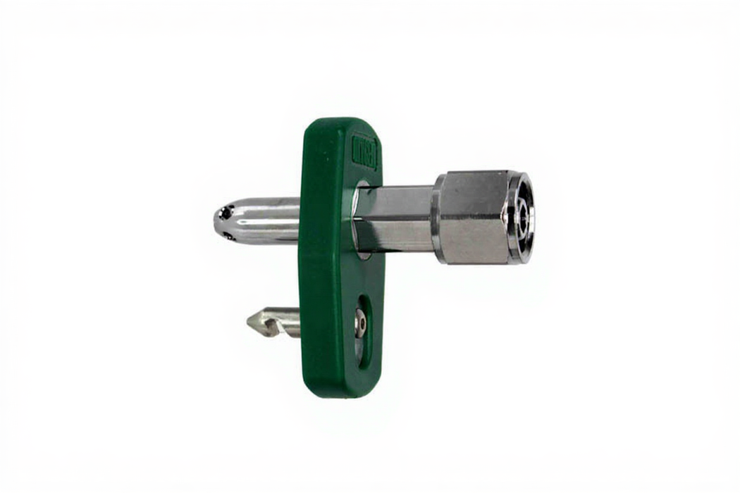 Chemetron Male QC x DISS Female Hex Nut & Nipple, O2 - Bay Corp CM-124-24