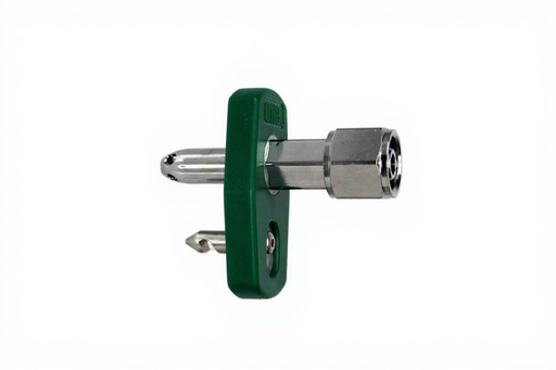 Chemetron Male QC x DISS Female Hex Nut & Nipple, O2 - Bay Corp CM-124-24